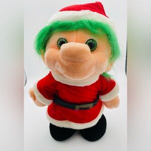 Trolio Trolls Santa Gnome Elf Plush Doll 16” Stuffed Toy Chosun Vintage